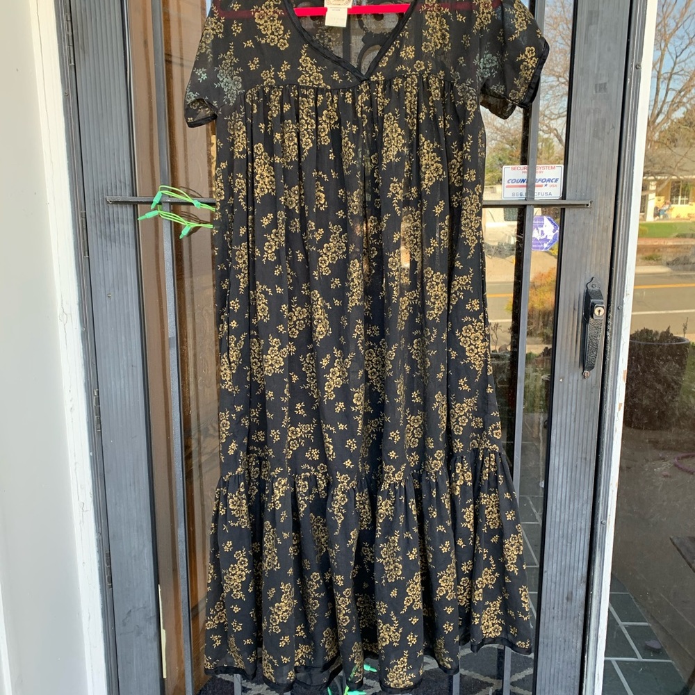 Gunne Sax by Jessica sheer black dress